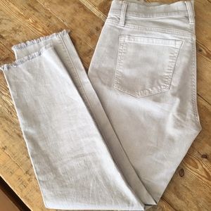 LOFT Modern Frayed Skinny Crop Jeans- Size 4/27